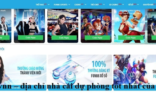 Fun88vnn – địa chỉ nhà cái dự phòng tốt nhất của Fun88