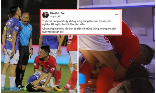 BTV đài VTV: “Chơi bóng như vậy không xứng làm cầu thủ chuyên nghiệp, đề nghị cấm thi đấu vĩnh viễn”