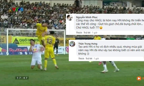 Văn Quyết lên gót vào mặt Hữu Tuấn, Hồng Duy dính cùi chỏ của Văn Kiên: ‘Hà Nội đã thua lại còn đá bẩn khiến nhiều fan Việt phẫn nộ’ 