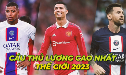 Bảng xếp hạng cầu thủ lương cao nhất thế giới: Ronaldo vô đối